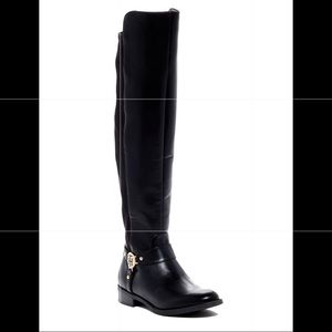 Tommy Hilfiger over the knee leather boots